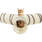 Hide Play Foldable Cat Tunnel Toy With Storage Bag 0