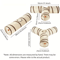 Hide Play Foldable Cat Tunnel Toy With Storage Bag 1