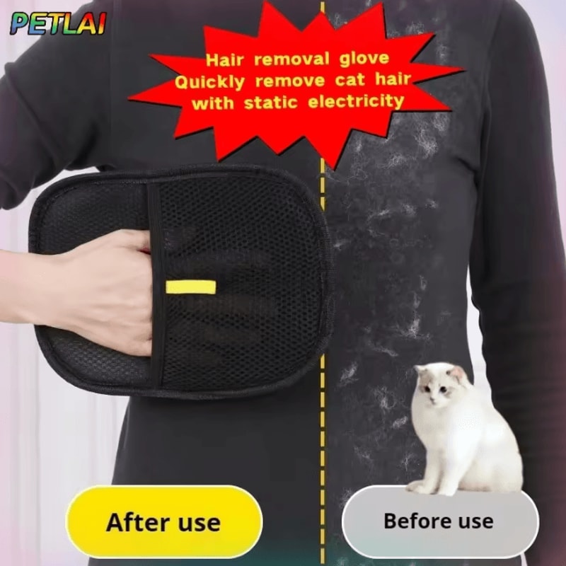 FurSweep Reusable Pet Hair Removal Grooming Glove 1