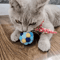 Rainbow Plush Bell Catnip Ball Toy Set 1
