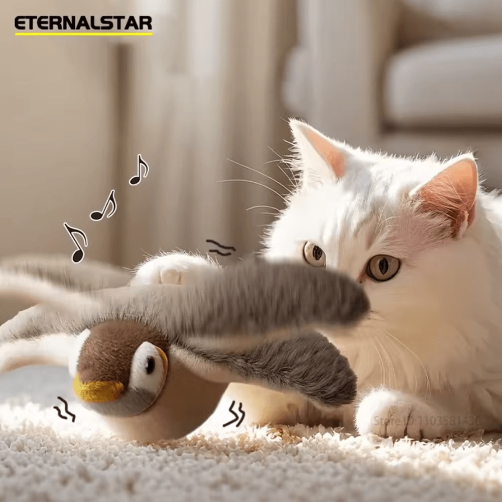 SpaceNest Interactive Flapping Bird Cat Toy 1