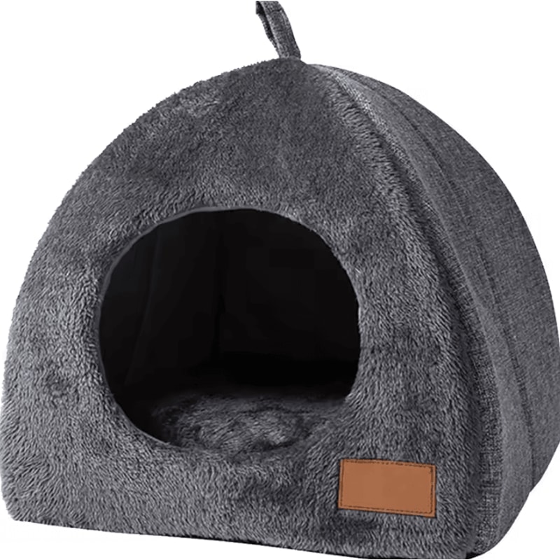 CozyCave Triangle Cat House Bed 0