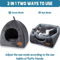 CozyCave Triangle Cat House Bed 1