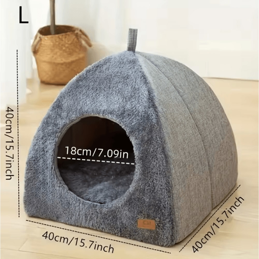 CozyCave Triangle Cat House Bed 5