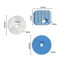 PureFlow Replacement Filters For 22L Stainless Steel Cat Water Fountain 1