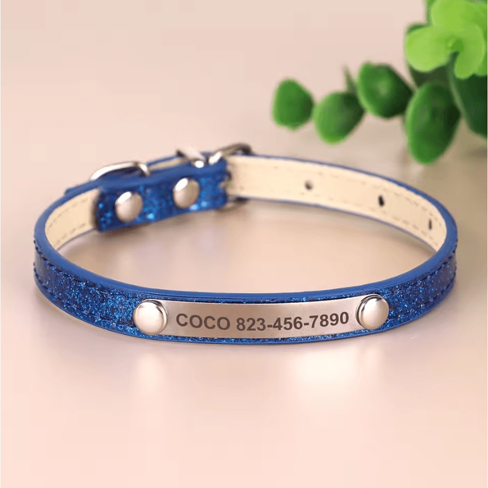 SparkleTag Personalized Cat ID Collar With Engraved Name Tag 6