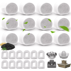 aquaflow replacement carbon & resin fountain filters