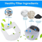 AquaFlow Replacement Carbon Resin Fountain Filters 4