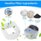AquaFlow Replacement Carbon Resin Fountain Filters 4