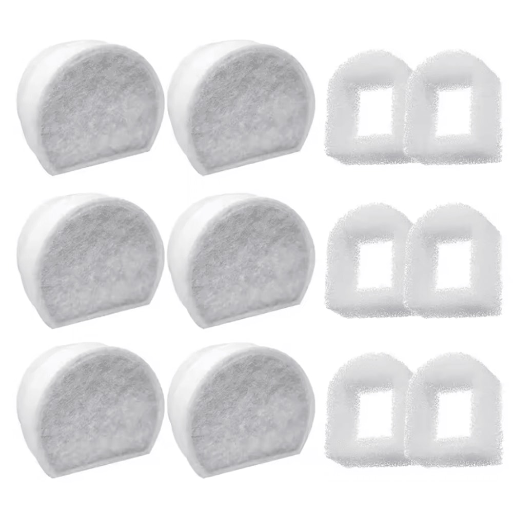 AquaFlow Replacement Carbon Resin Fountain Filters 5