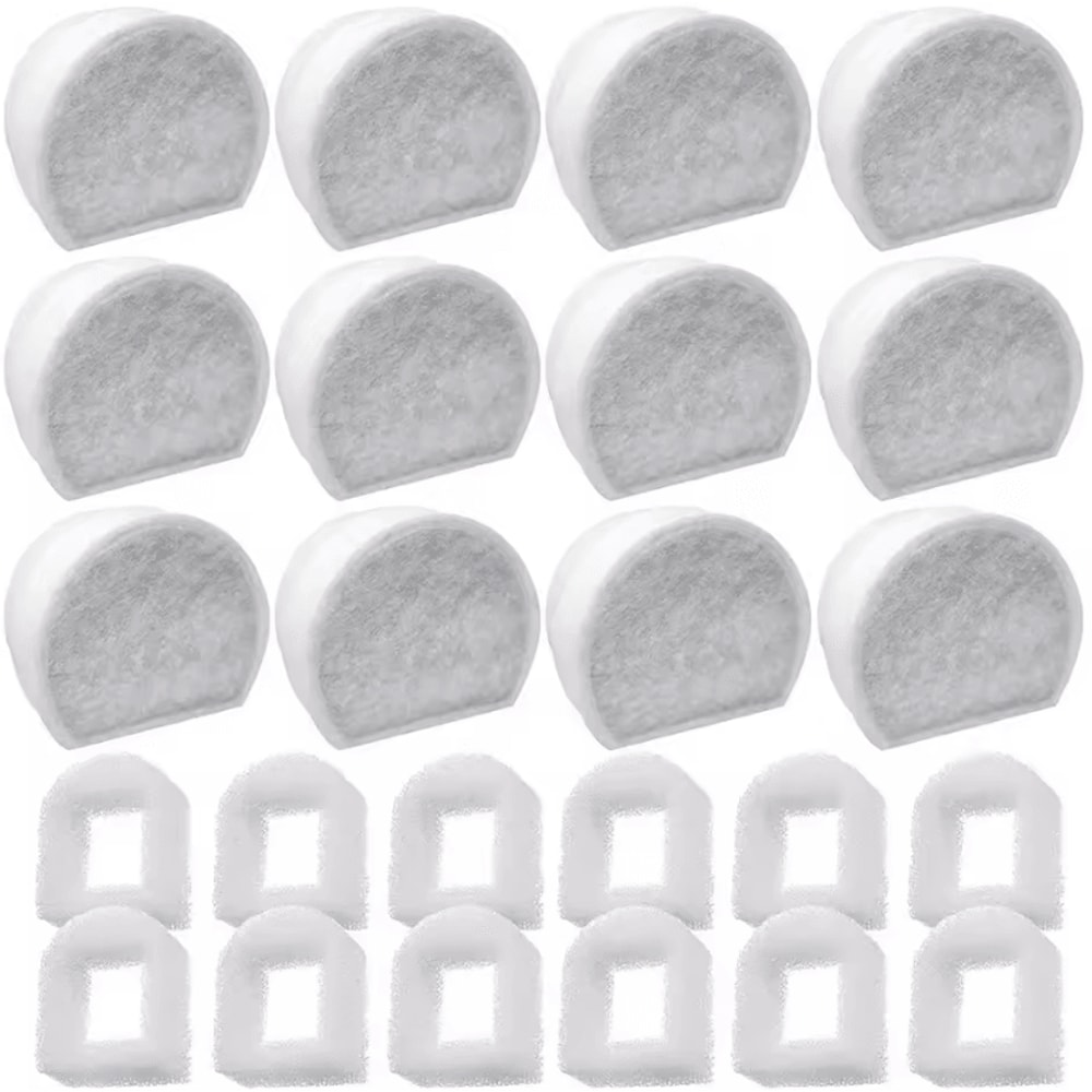 AquaFlow Replacement Carbon Resin Fountain Filters 6