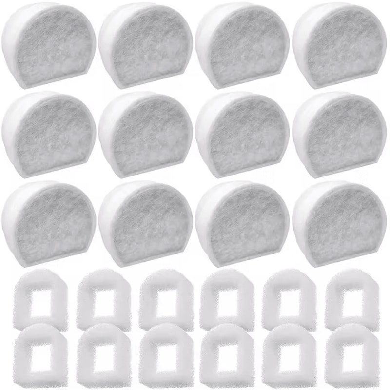AquaFlow Replacement Carbon Resin Fountain Filters 6