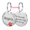 DiamondTag Personalized Stainless Steel Pet ID Pendant 11