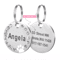 DiamondTag Personalized Stainless Steel Pet ID Pendant 12