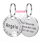 DiamondTag Personalized Stainless Steel Pet ID Pendant 12