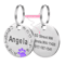 DiamondTag Personalized Stainless Steel Pet ID Pendant 2