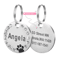 DiamondTag Personalized Stainless Steel Pet ID Pendant 4