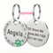 DiamondTag Personalized Stainless Steel Pet ID Pendant 5