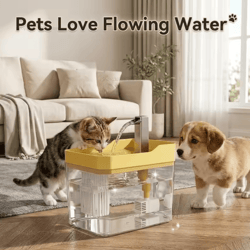 aquaflow quiet automatic cat water fountain