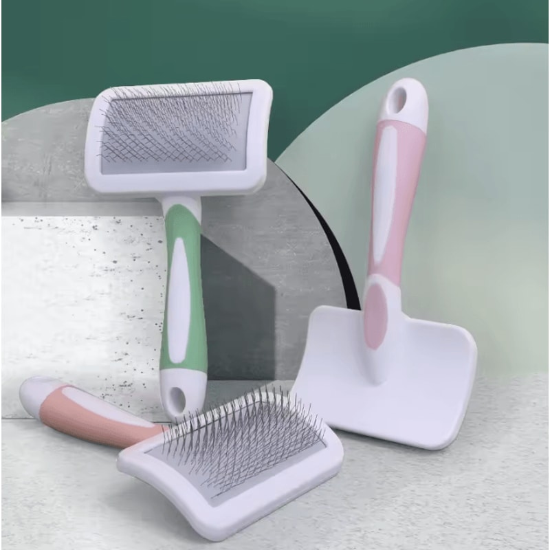 FurEase SelfCleaning Pet Grooming Brush 0