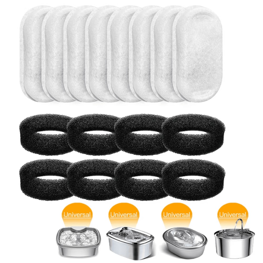AquaPure Activated Carbon Fountain Filter Refills 3