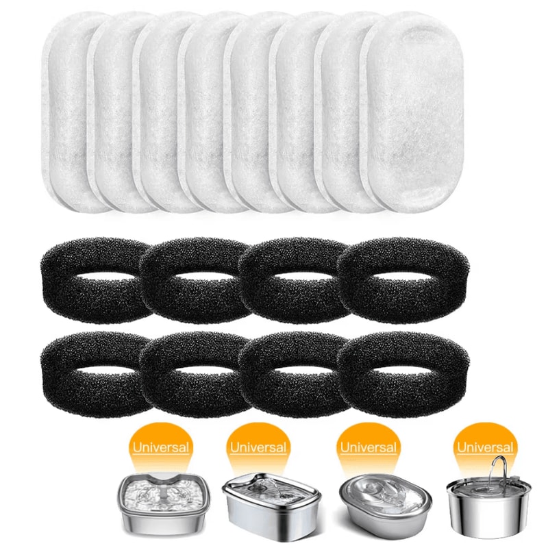 AquaPure Activated Carbon Fountain Filter Refills 3