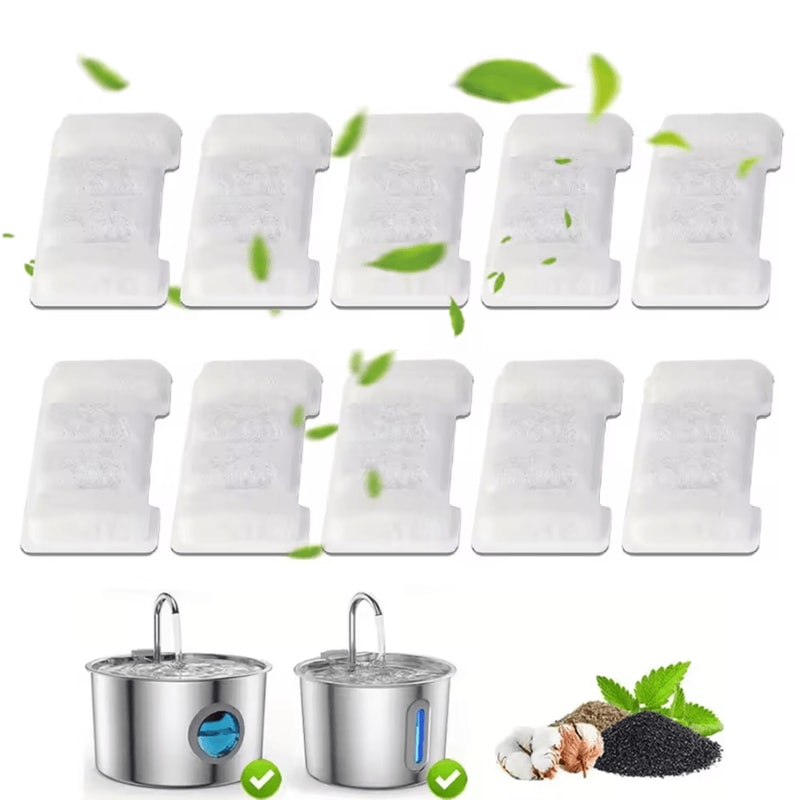 AquaPure Activated Carbon Water Fountain Filter Refills 0
