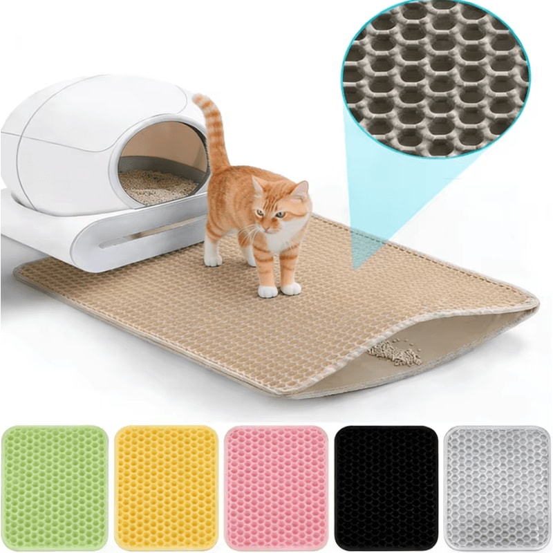 TrapClean DoubleLayer Waterproof Cat Litter Mat 0
