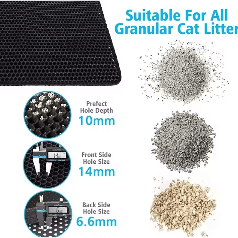 TrapClean DoubleLayer Waterproof Cat Litter Mat 2