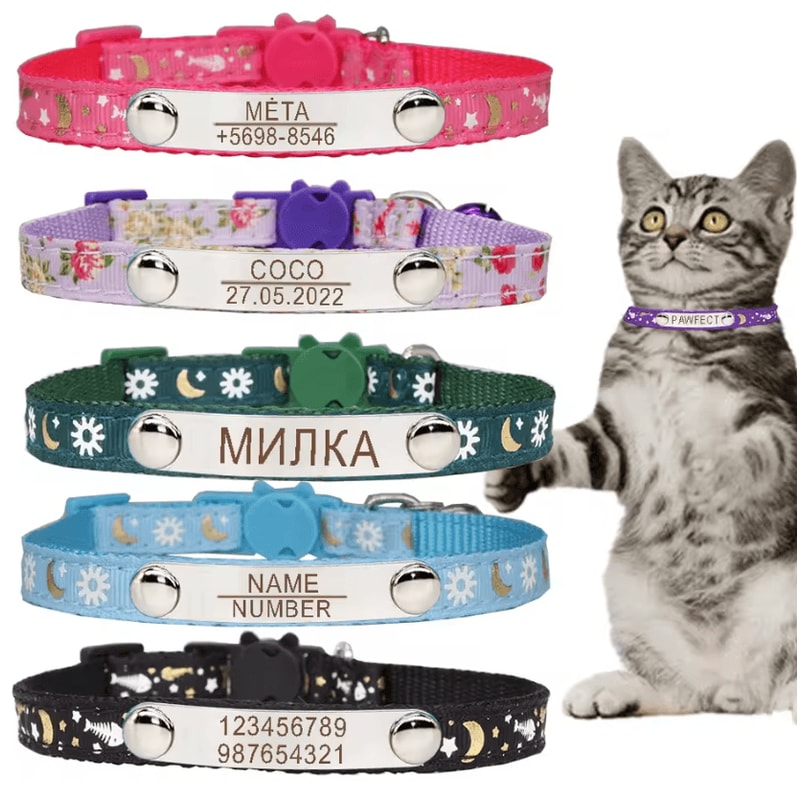 CustomGuard Personalized Safety Pet Collar 0