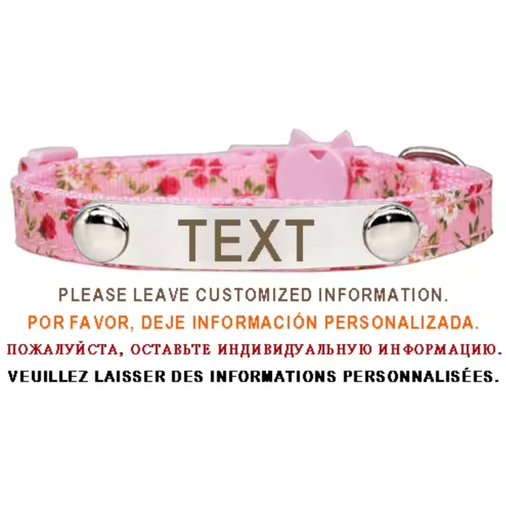 CustomGuard Personalized Safety Pet Collar 12