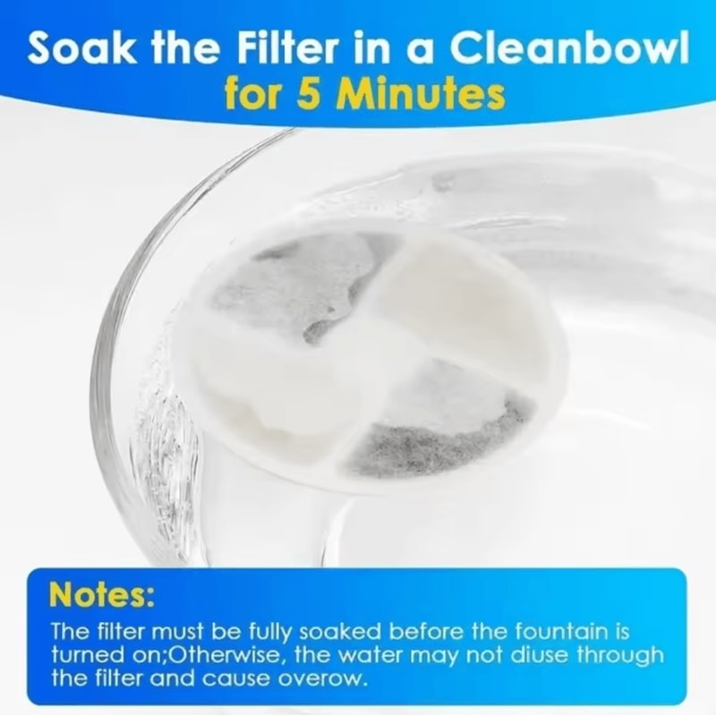 PureFlow Activated Carbon Pet Fountain Filters 3