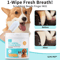FreshPaw Dental Finger Wipes For Dogs Cats 1