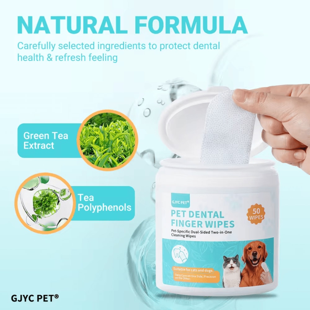 FreshPaw Dental Finger Wipes For Dogs Cats 3
