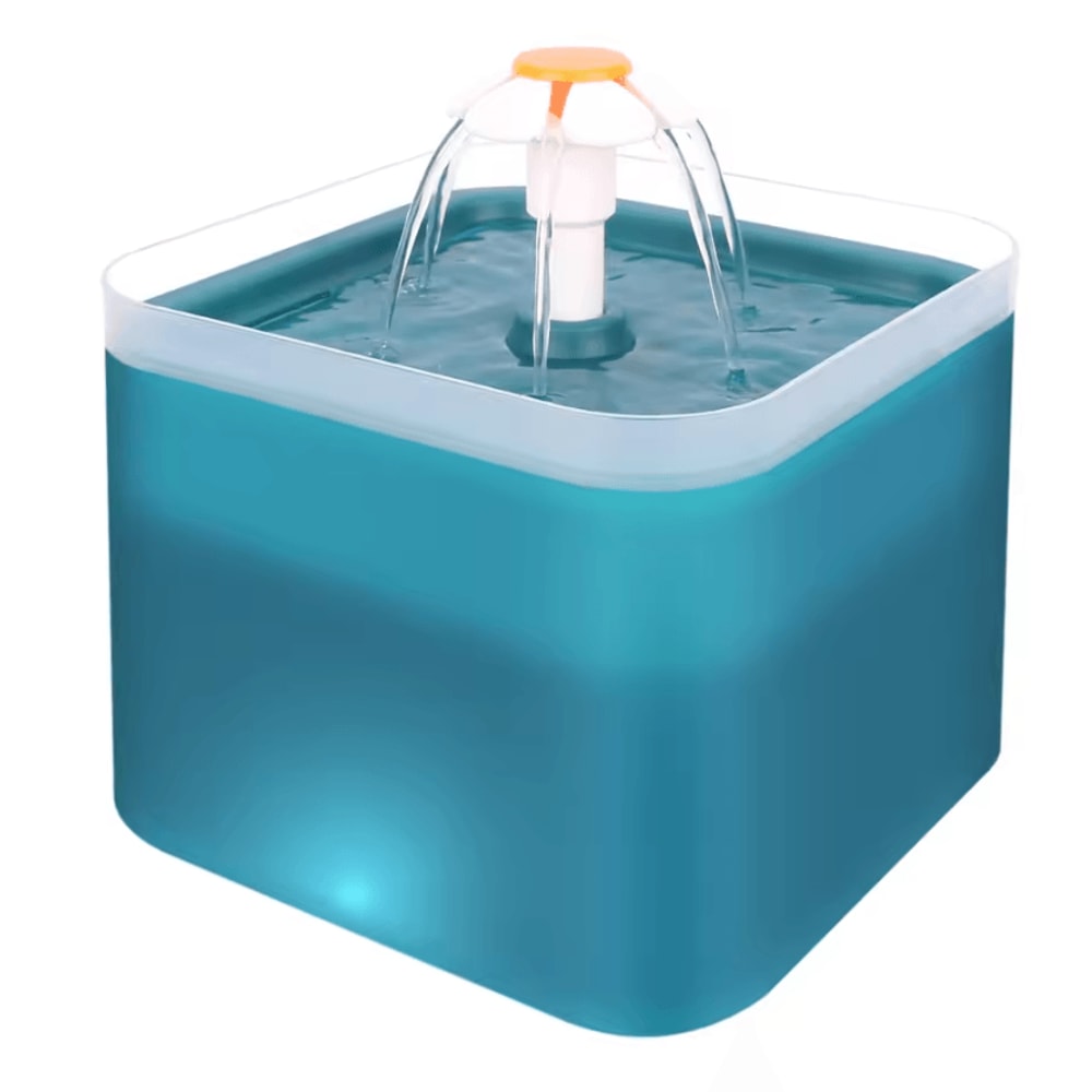 PureFlow UltraSilent Pet Water Fountain With LED Light 0