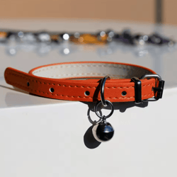 luxepaw adjustable pu leather pet collar