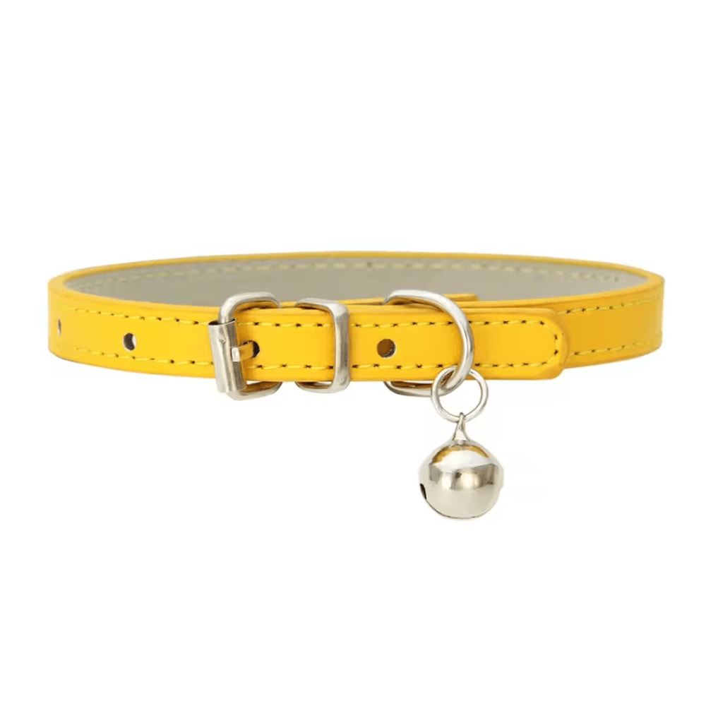LuxePaw Adjustable PU Leather Pet Collar 3