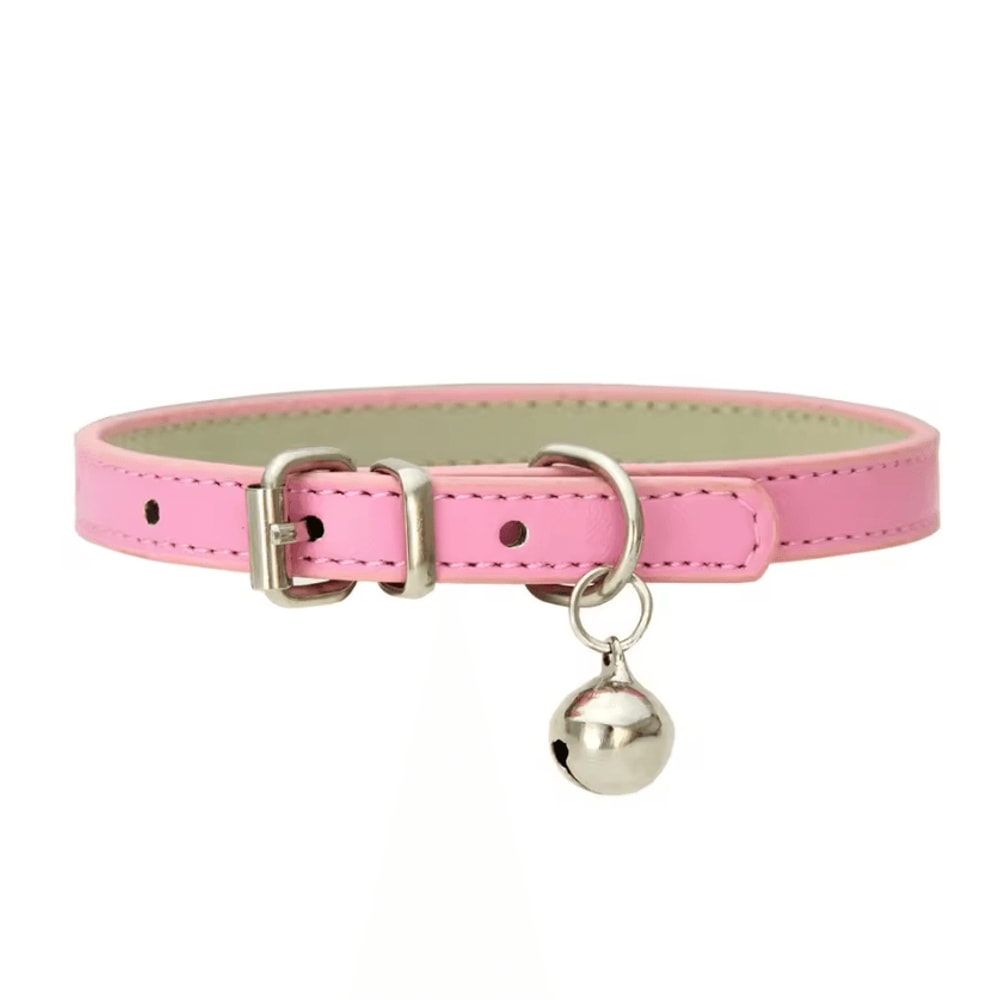 LuxePaw Adjustable PU Leather Pet Collar 7