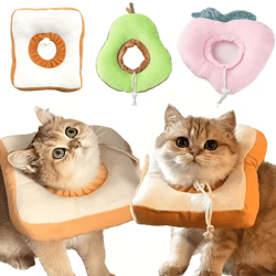 avocatoast recovery cone collar for cats & small dogs