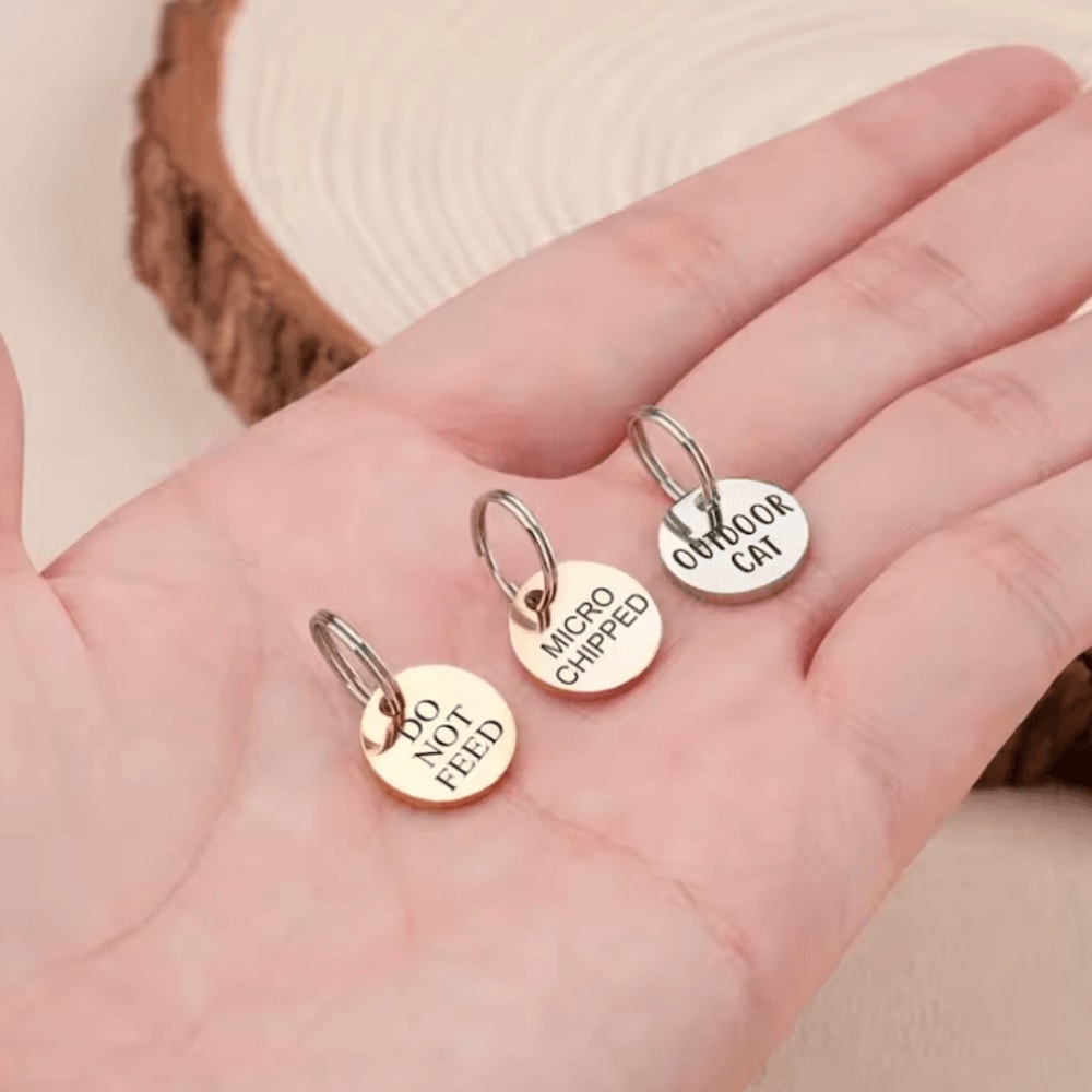 TinyGuard Personalized Mini Pet ID Tag 0