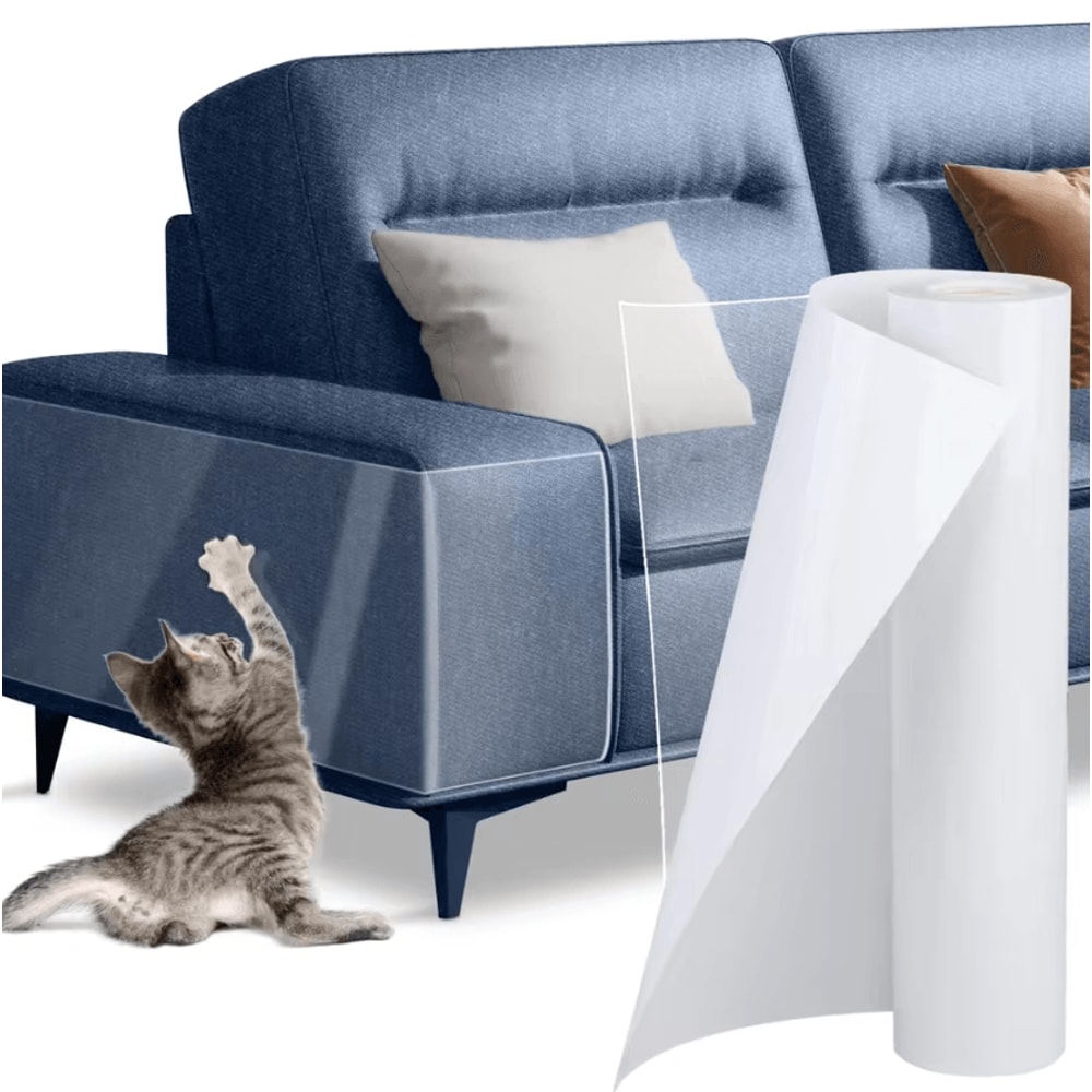 ClearGuard Cat Scratch Deterrent Furniture Protection Tape 0