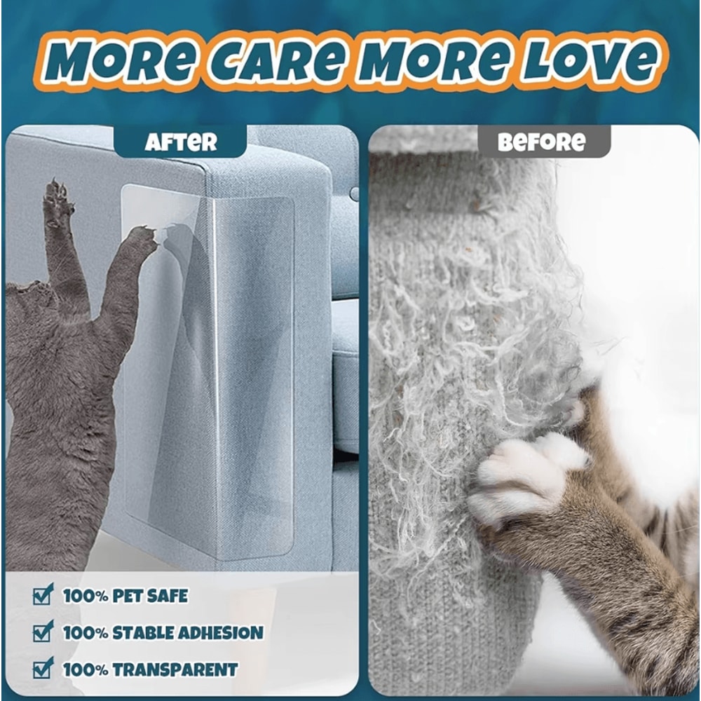 ClearGuard Cat Scratch Deterrent Furniture Protection Tape 1