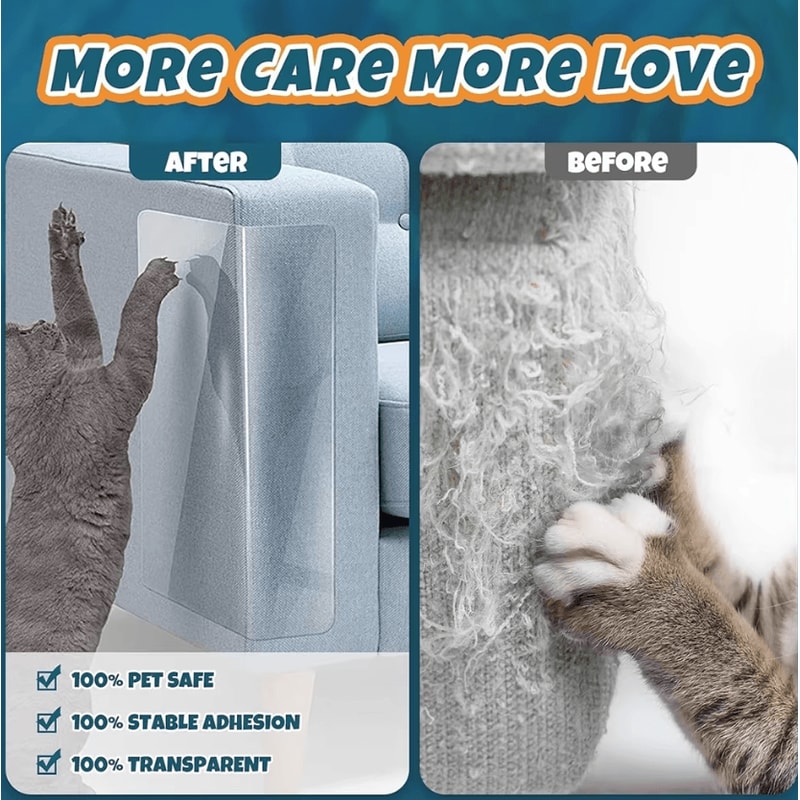 ClearGuard Cat Scratch Deterrent Furniture Protection Tape 1