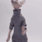 CozyFit FourLegged Sweater For Hairless Cats 0