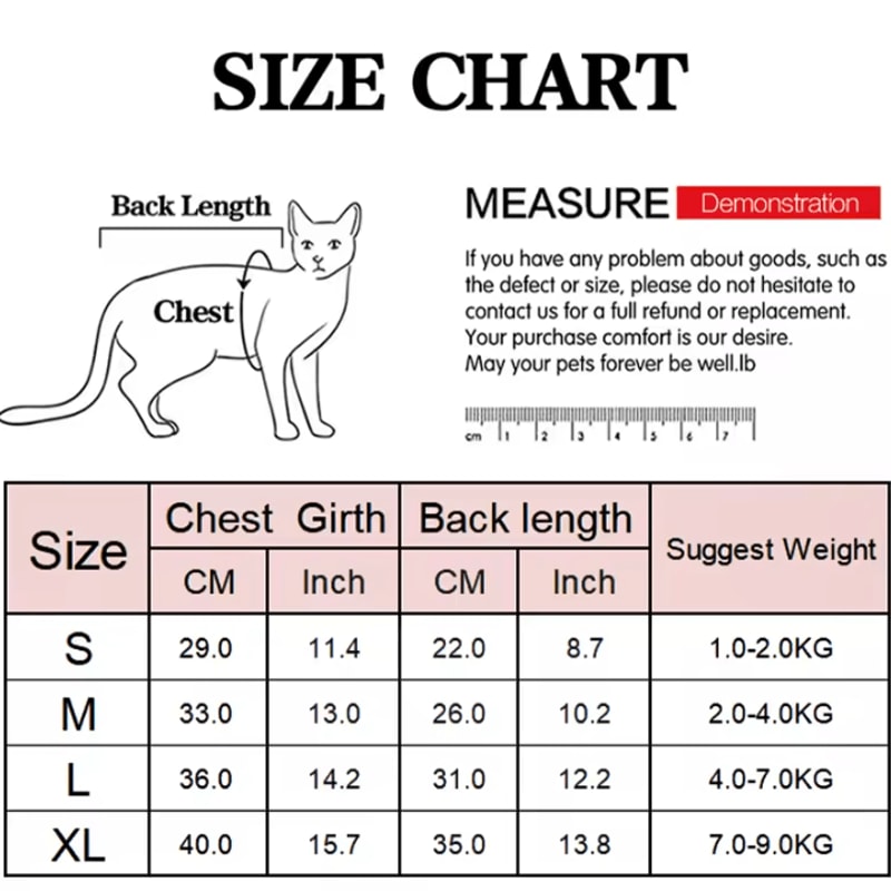 Breathable Cat Recovery Suit For PostSurgery Care Weaning 1