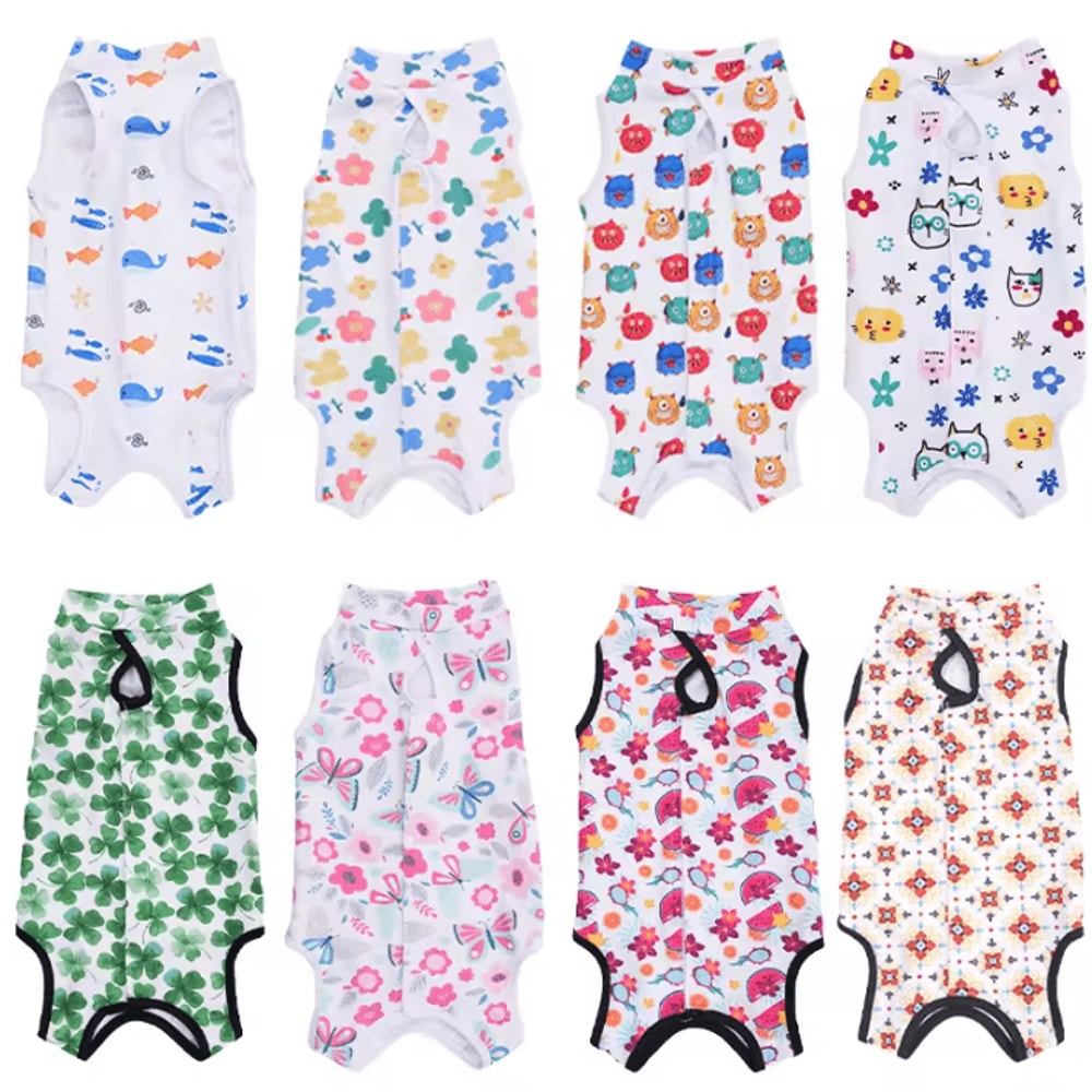 Breathable Cat Recovery Suit For PostSurgery Care Weaning 2