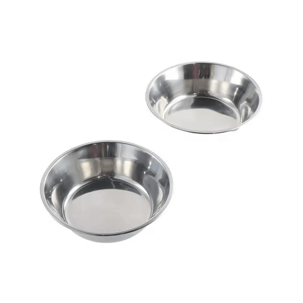 Stainless Steel Large Capacity Pet Food Water Bowl 0