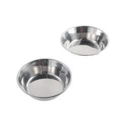 stainless steel large capacity pet food & water bowl