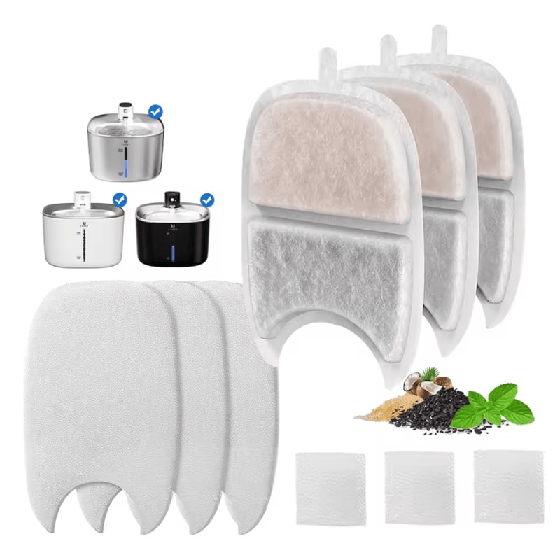 MultiPack Pet Water Fountain Replacement Filters 0