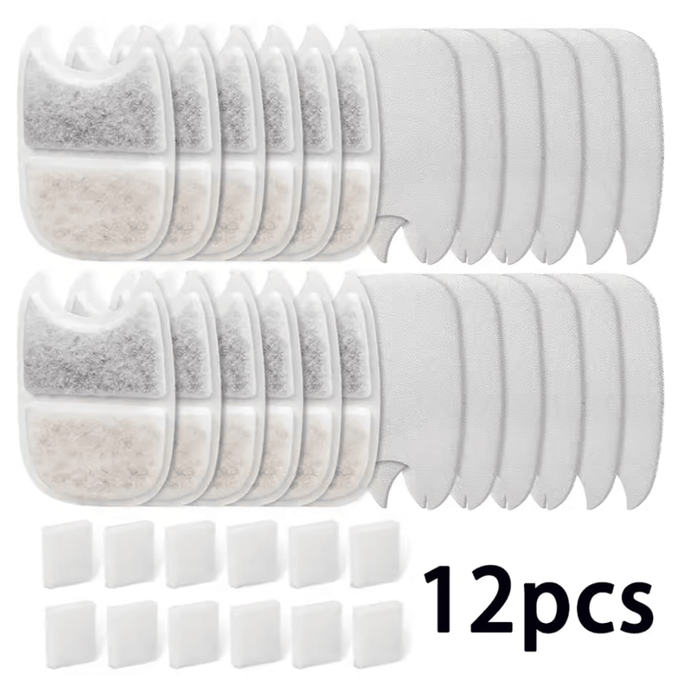 MultiPack Pet Water Fountain Replacement Filters 3